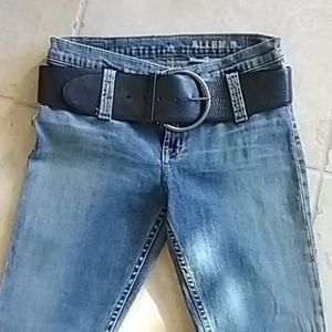 Allen B Low-Rise Flared Jeans
